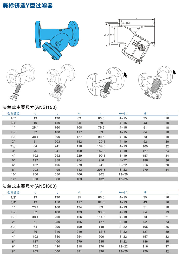 美标过滤器结构图